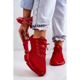 Naisten urheilukengät Memory Foam Big Star JJ274270 Punainen 1