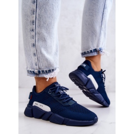 Naisten urheilukengät Memory Foam Big Star JJ274274 Tummansininen 2