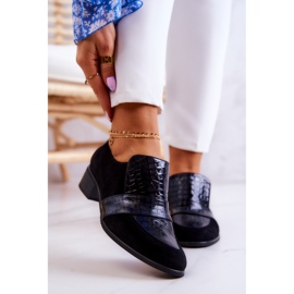 PA2 Mustat Mariene mokkanahkaiset käärmekengät 1