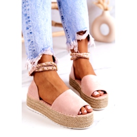 FB2 Espadrillesandaalit Pink Jeannie vaaleanpunainen 4