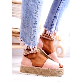 FB2 Espadrillesandaalit Pink Jeannie vaaleanpunainen 2