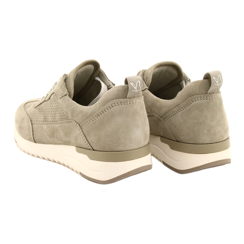 Caprice naisten harjakattoiset nahkakengät 23708-28 vihreän sävyissä 5