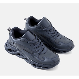 Cedric tummansiniset miesten tennarit laivastonsininen harmaa 1