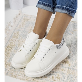 Gallo naisten valkoiset tennarit valkoinen hopea 1