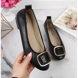 Nahkabalerinat Filippo W PAW334A musta 1