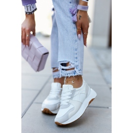 FG2 Valkoharmaat Coryse-sidotut urheilukengät valkoinen 2