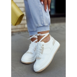 FG2 Naisten urheilukengät Valkoinen ja beige New Haven 2