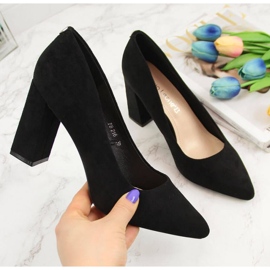 Pumput pylvään mokkanahassa Sergio Leone W SK316A musta 1