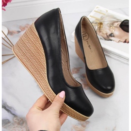 Nahkapumput kiilassa Filippo W PAW339A musta 1