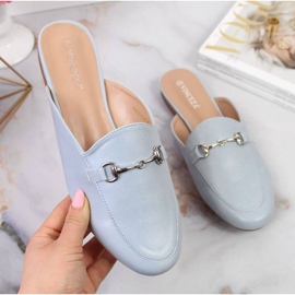 Tossut Vinceza-koristeella W JAN103A sininen 1