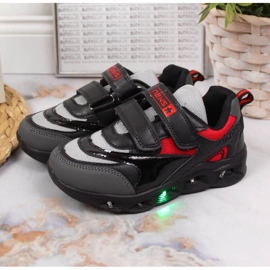 Kengät kiiltävä pohja News Jr EVE348 musta 2