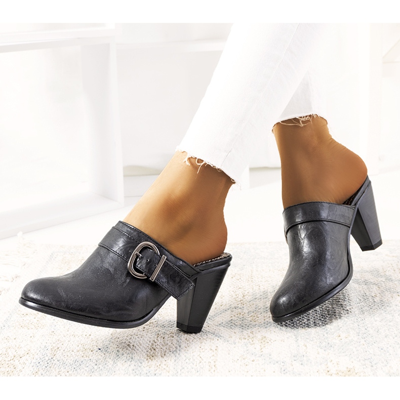 Mustat Gralow-korkokengät 1