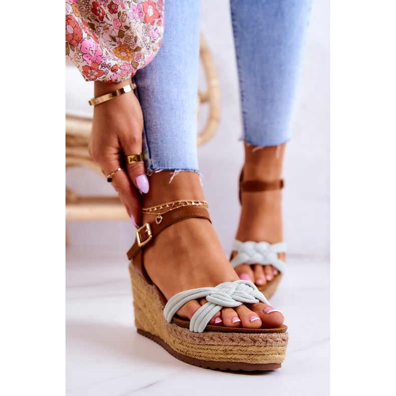 Muodikkaat Wedge Sandaalit Bright Green Roseville vihreä 2