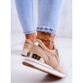 FB2 Mokkanahkaiset urheilukengät tummalla beigenvärisellä Riverside-tasolla 2