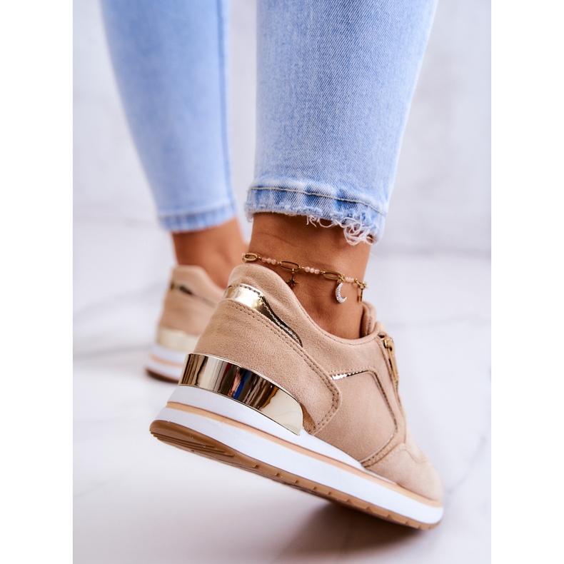 FB2 Mokkanahkaiset urheilukengät tummalla beigenvärisellä Riverside-tasolla 2