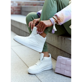 FG2 Naisten korkeat urheilukengät, valkoinen Megithoe 2