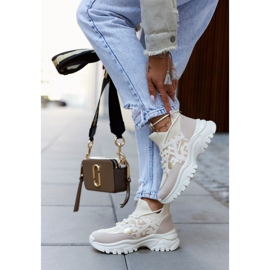 Tennarit Urheilukengät Beige-Gold Phinell 1