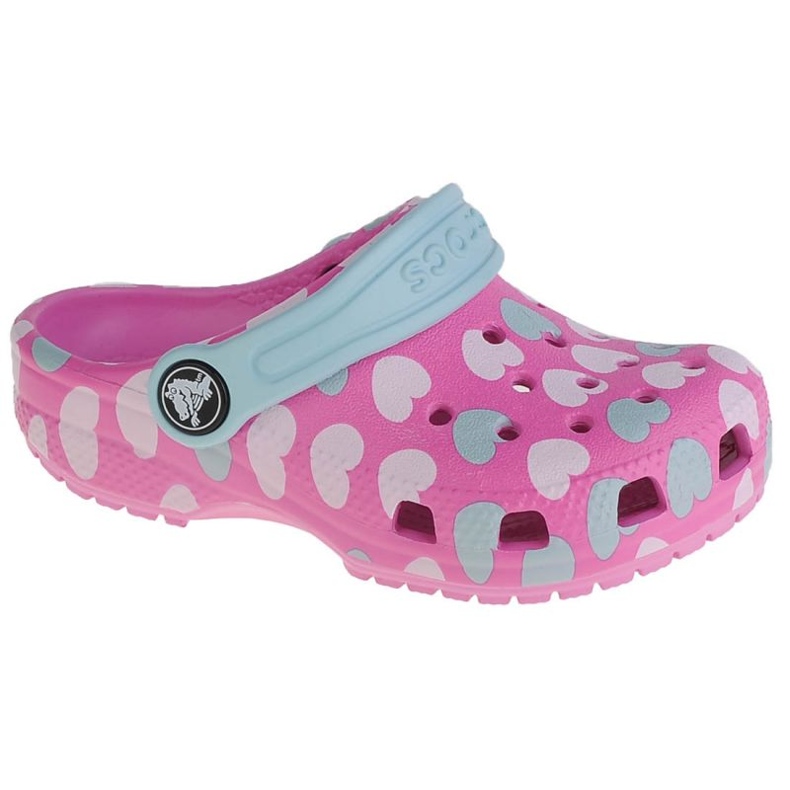 Crocs Classic Easy Icon Clog K Jr 207592-6SX vaaleanpunainen 1