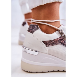 Cross Jeans Naisten tennarit Wedge Cross -farkuilla JJ2R4028C Valkoinen 2