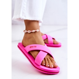 Naisten vaahtomuovitossut Big Star JJ274A520 Pinkki vaaleanpunainen 2