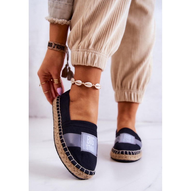Naisten espadrillit Big Star JJ274963 musta 2