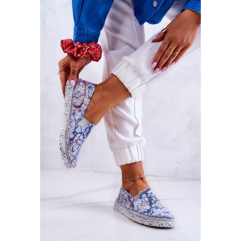 Naisten nahkakengät Maciejka 03512-39 Sininen 2