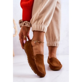 Naisten mokkahousut Big Star JJ274660 Camel ruskea 2