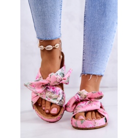 Klassiset tossut kukilla Big Star JJ274702 Pinkki vaaleanpunainen monivärinen 2