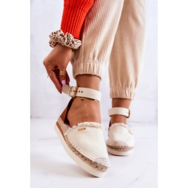 Naisten espadrillit soljella Big Star JJ274886 Vaalea beige 1