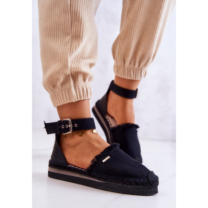 Naisten espadrillit soljella Big Star JJ274888 Musta 1