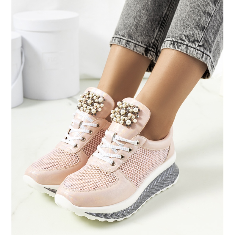 Saggersin vaaleanpunaiset holografiset tennarit vaaleanpunainen 1