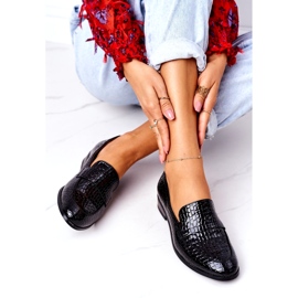 Lakatut mokkasiinit Vinceza 21-10674 musta 4