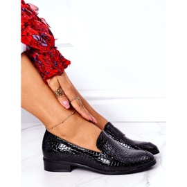 Lakatut mokkasiinit Vinceza 21-10674 musta 5