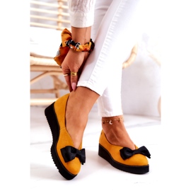 Mokkabaleriinat Maciejka-alustalla 05062-07 Keltainen 2