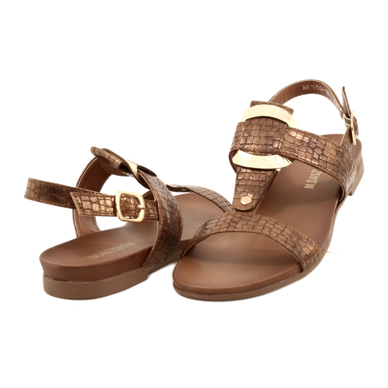 M.Daszyński Złote Kołko Daszyński MR1958-10 sandaalit, ruskea metalloitu 6