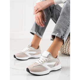 TRENDI Klassiset urheilukengät beige 1