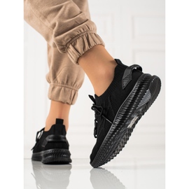 TRENDI Muodikkaat urheilukengät musta 2