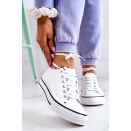 S.Barski Naisten valkoiset Menifee sidottu tennarit valkoinen 1