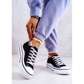 S.Barski Naisten mustat Menifee sidottu tennarit 2