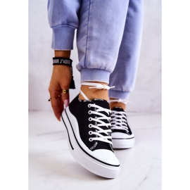 S.Barski Naisten mustat Menifee sidottu tennarit 1