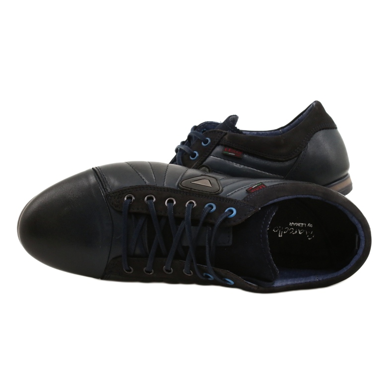 Lemar Miesten nahkakengät 1615 tummansininen 5