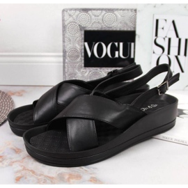 Musta Vinceza W JAN117A kiila sandaalit 2