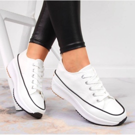 Valkoiset tennarit McKeylor W JAN93A alustalla valkoinen 2