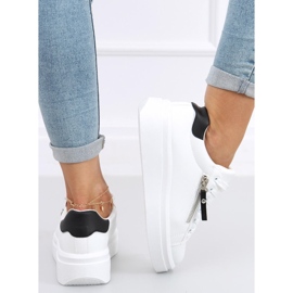 Naisten tennarit Lerato WHITE / BLACK valkoinen musta 1