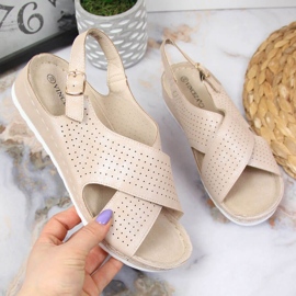 Kiila sandaalit Vinceza W JAN106B beige 1