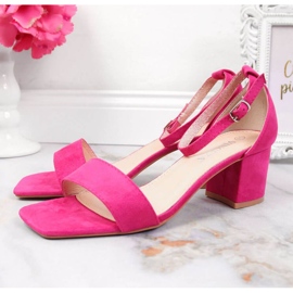 Sandaalit Vinceza W JAN107C pinkissä tolppassa vaaleanpunainen 2