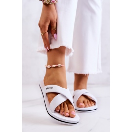 Naisten vaahtomuovitossut Big Star JJ274A339 Valkoinen 1