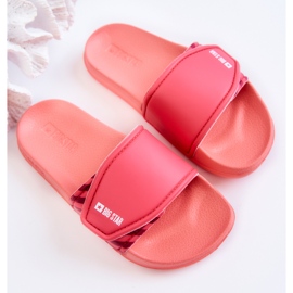 Vaaleat lasten tossut Big Star JJ374359 Pinkki vaaleanpunainen 2