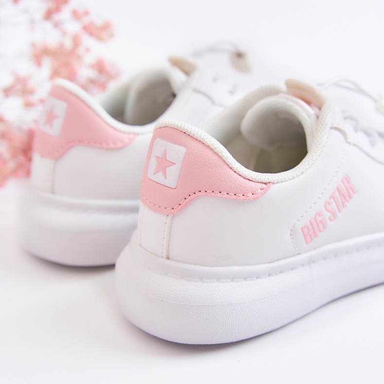 Lasten urheilukengät Big Star JJ374068 Valkoinen ja Pinkki 2