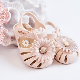 Lasten sandaalit tarranauhalla tuoksuva ZAXY JJ385031 beige 1